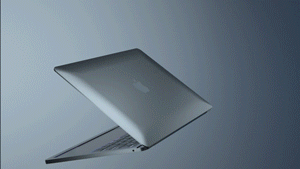 Transparent Sky Blue | Macbook case customizable