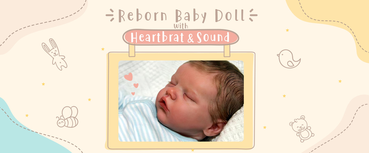 Reborn lifelike baby sale dolls breathing heartbeat